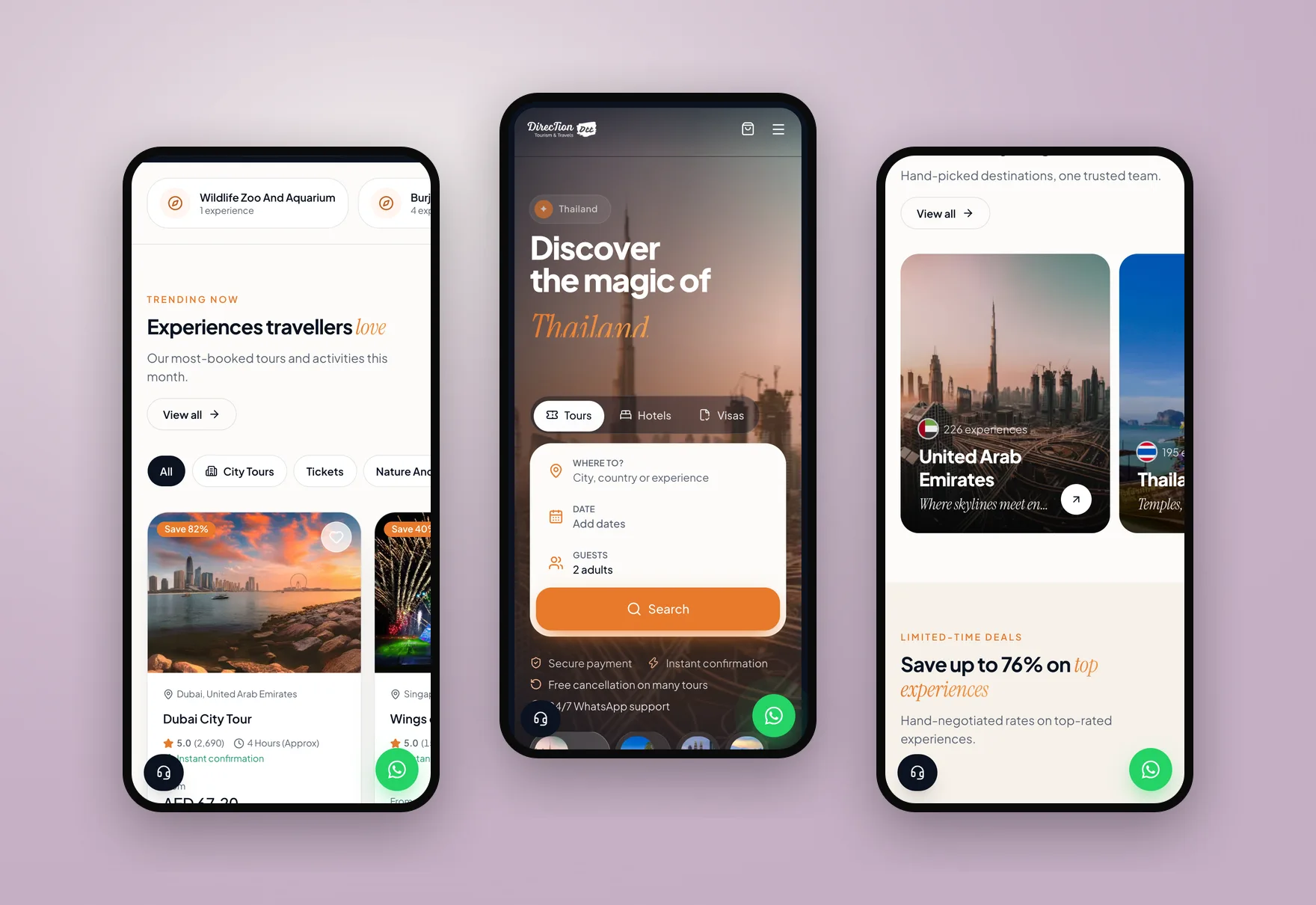 Direction Tourism and Travels — the solution